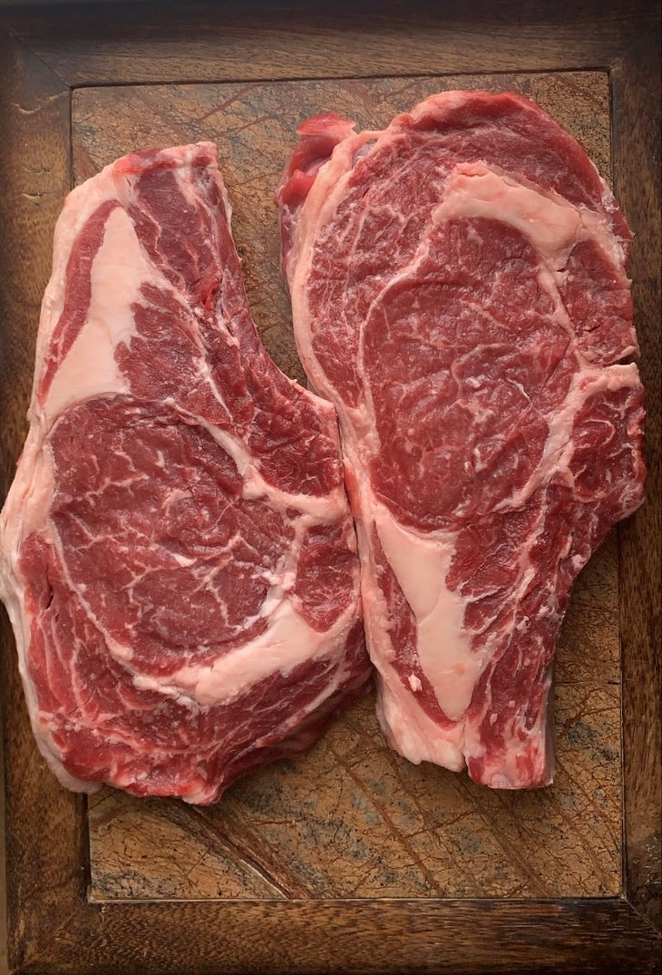 Bone-In Ribeye (packs of 2) $26/lb